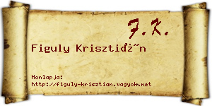 Figuly Krisztián névjegykártya